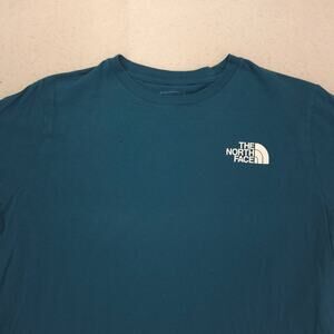 The North Face Casual Short Sleeve Crew Neck Shirt Womens Size XL Blue
